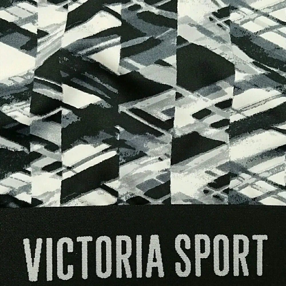 NWT Victoria's Secret Sport The Player Racerback Sports Bra Abstract Geometric